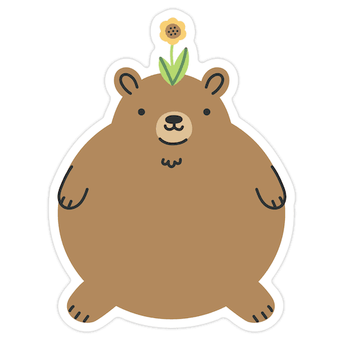 Round Bears Die Cut Sticker