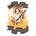 Saint Joan Of Arc Die Cut Sticker