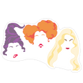 Sanderson Sisters Silhouettes Die Cut Sticker