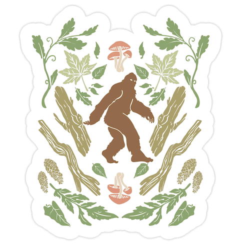 Sasquatch Sighting Die Cut Sticker
