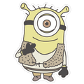 Shrek Minion Die Cut Sticker