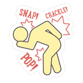 Snap Crackle Pop Die Cut Sticker