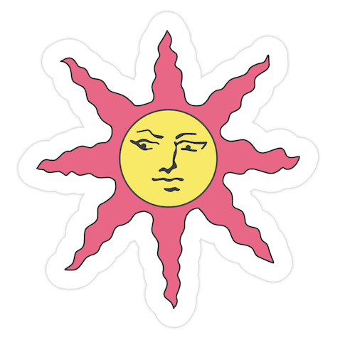 Solaire of Astora Cosplay Die Cut Sticker