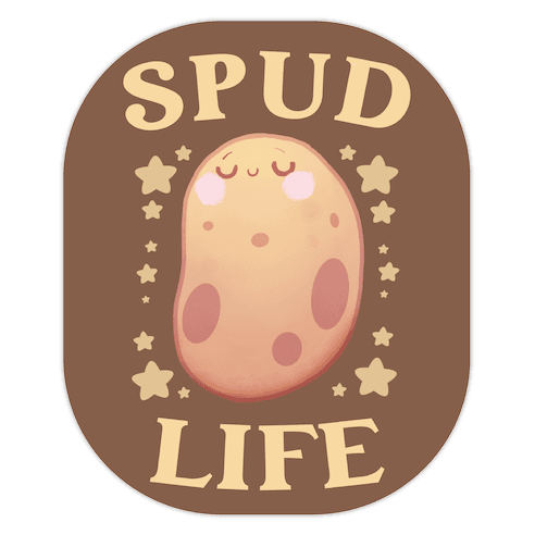Spud Life Die Cut Sticker