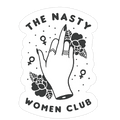 The Nasty Women Club Die Cut Sticker