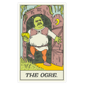The Ogre Tarot Card Die Cut Sticker