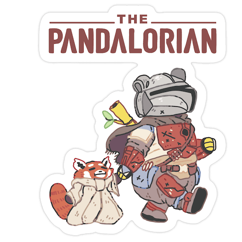 The Pandalorian Die Cut Sticker