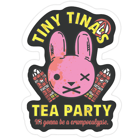 Tiny Tina's Tea Party Die Cut Sticker