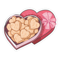 Valentine Nuggies Die Cut Sticker