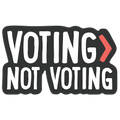 Voting > Not Voting White Die Cut Sticker