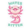 Water Kitten Die Cut Sticker