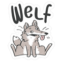 Welf Die Cut Sticker