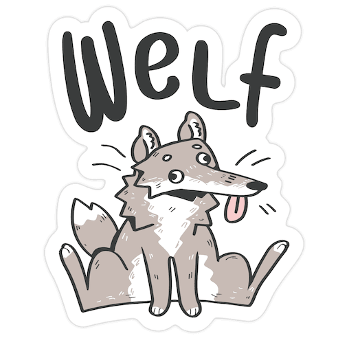 Welf Die Cut Sticker