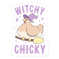 Witchy Chicky Die Cut Sticker