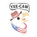 YEE-CAW American Bald Eagle Die Cut Sticker