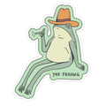 Yee Frhawg Frog Die Cut Sticker
