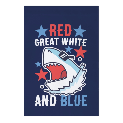 Red, Great White and Blue Garden Flag