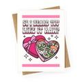 So I heard you like it raw? Sushi Heart Box Greeting Card