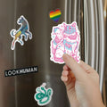 Transgender Pride Cat Magnet