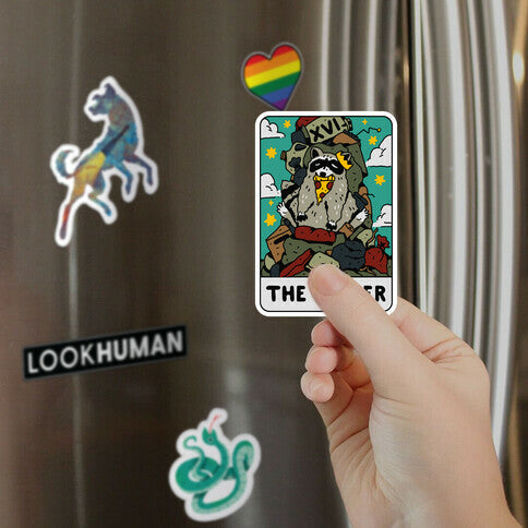 The Garbage Tower Tarot Magnet