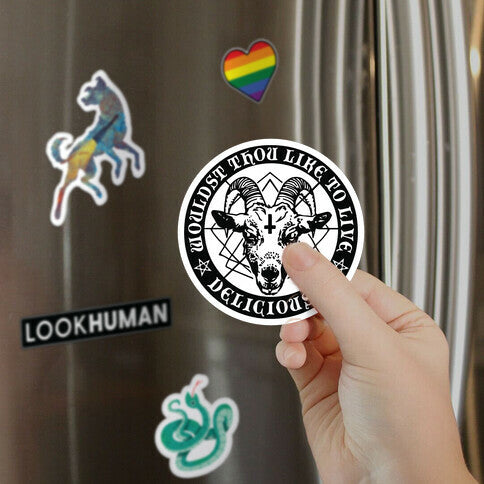 Black Philip: Wouldst Thou Like To Live Deliciously Magnet