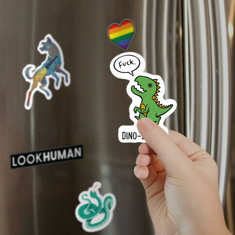 Dino-swear Magnet