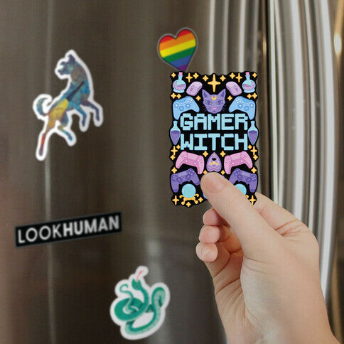 Gamer Witch Magnet