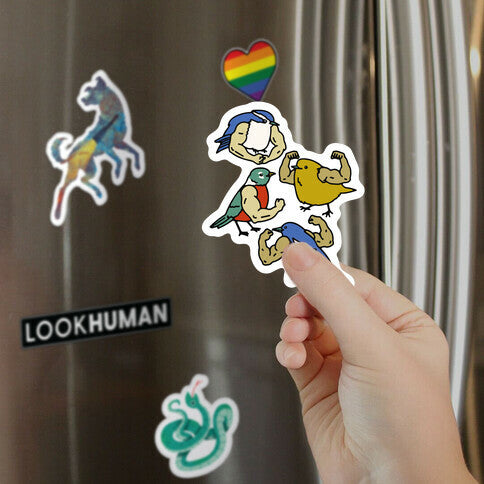 Buff Birds Magnet