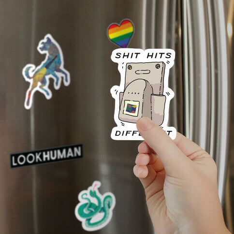 Shit Hits Different (Rumble Pack) Magnet