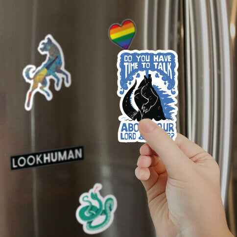Do You Have Time To Talk About Our Lord And Savior Godzilla Christ? Magnet