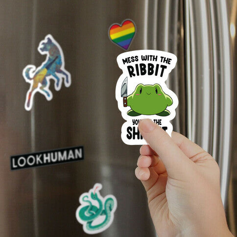 Mess With The Ribbit, You Get The Shivvit Magnet