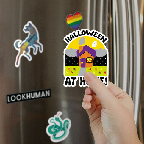 Halloween At Home Magnet