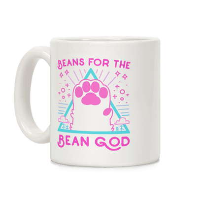 Beans For The Bean God Coffee Mug