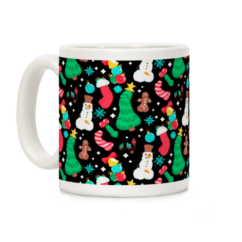 Christmas Peens Pattern Coffee Mug