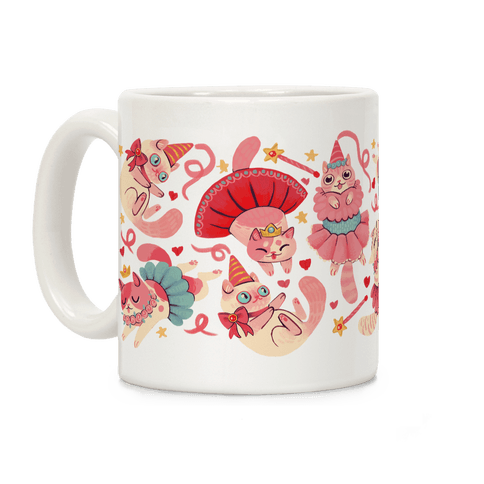 Cute Princess Cat Pattern Coffee Mug