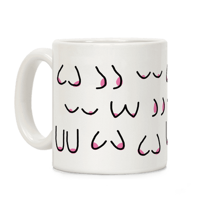Doodle Boobs Coffee Mug
