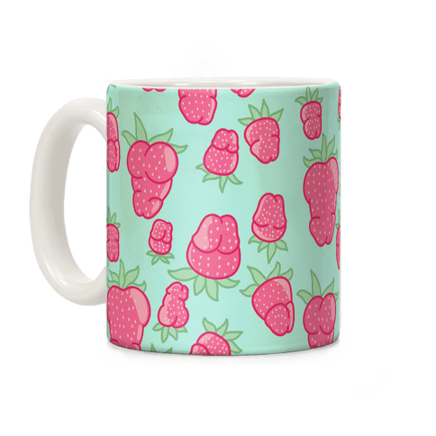 Strawberry Peens Pattern Coffee Mug