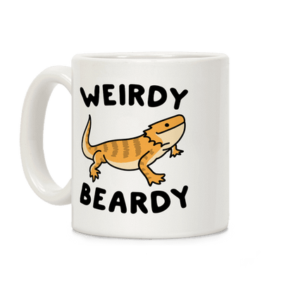 Weirdy Beardy Bearded Dragon Coffee Mug