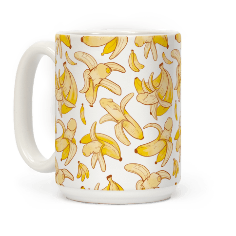 Banana penis pattern Coffee Mug