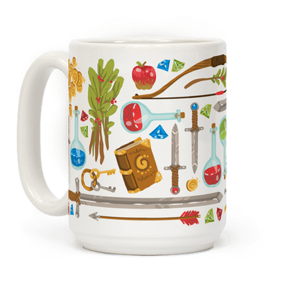 Fantasy RPG Adventurer Kit Coffee Mug