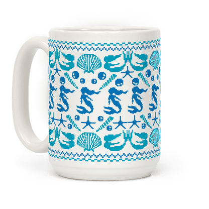 Ugly Mermaid Sweater Coffee Mug