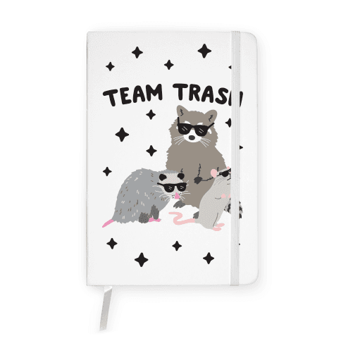 Team Trash Opossum Raccoon Rat Notebook