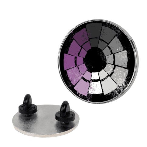 Ace Pride Color Wheel Lapel Pin