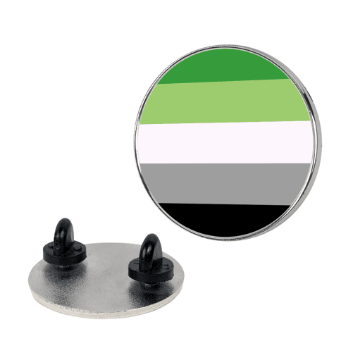 Aromantic Pride Flag Pin
