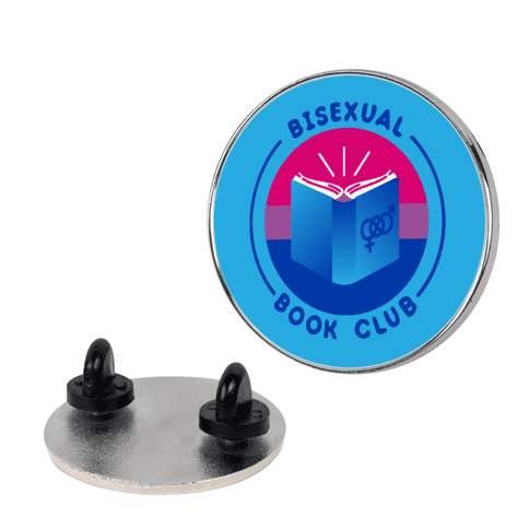Bisexual Book Club Patch Lapel Pin