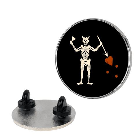 Blackbeard Flag Lapel Pin