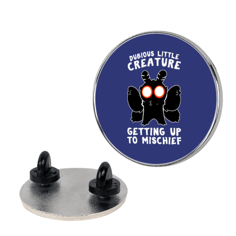 Dubious Little Creature Mothman Lapel Pin