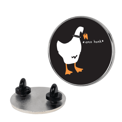 Emo Honk Goose Lapel Pin