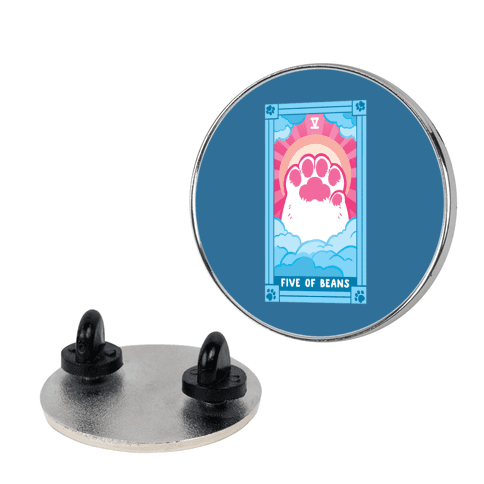 Five of Beans Lapel Pin