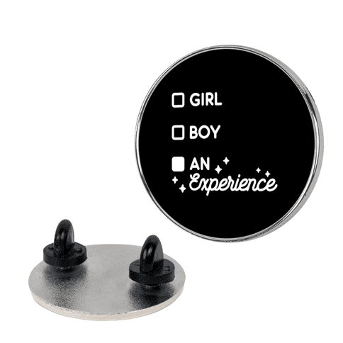 Girl, Boy, An Experience Checklist Pin